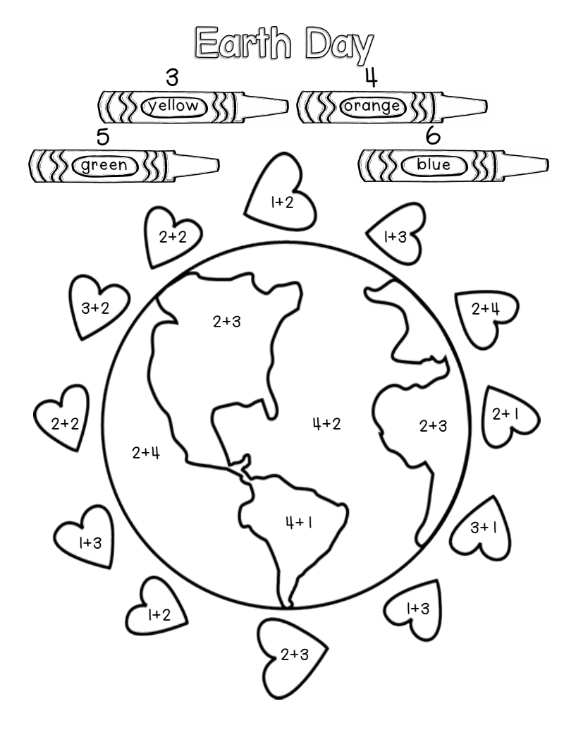 Earth Day Coloring Pages For Kids 4